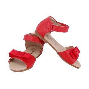 Soft and classy Napa leather sandals in red! Brand new